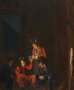John Wesley Jarvis The Lafitte Brothers in Dominique Yous Bar Sweden oil painting artist